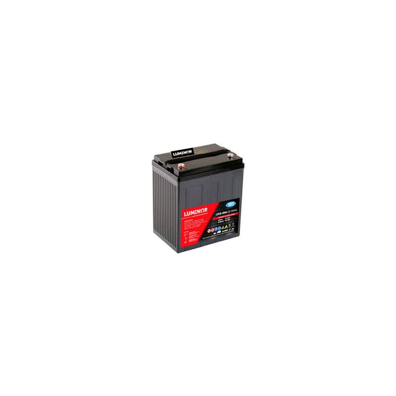 LDC8-200 LUMINOR  8V 200Ah (C20) Batteria al Piombo AGM DEEP CYCLE Terminali F12