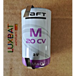 SAFT M20CV 3V 12,5Ah Batteria al litio con terminali a saldare