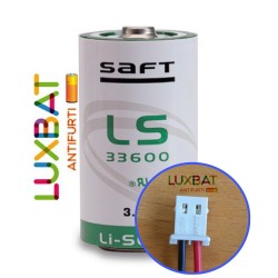 LS33600 + MOLEX SAFT Batteria al Litio 3,6V 17Ah con connettore Molex 5264-02