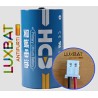 ER34615 + MOLEX HCB Batteria al Litio 3,6V 19Ah con connettore Molex