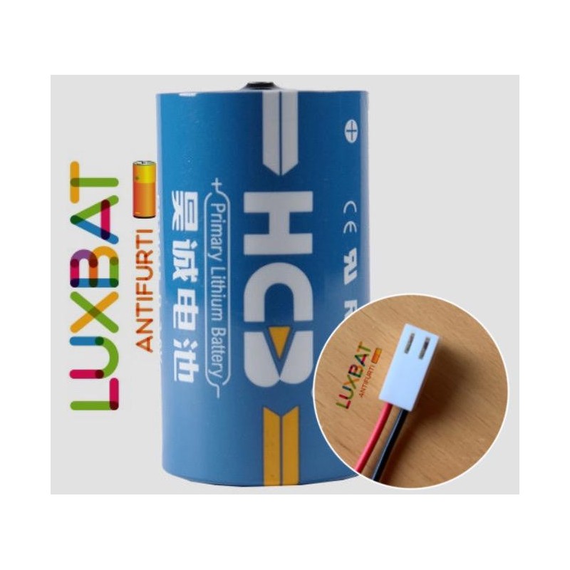 POLITEC ER34615 3,6V 19Ah HCB Batteria Litio con connettore MOLEX per POLITEC