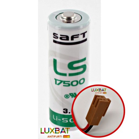 FUJI NP8P-BT1 LS17500 3,6V 3,6Ah SAFT Batteria al Litio size A per PLC-CNC FUJI