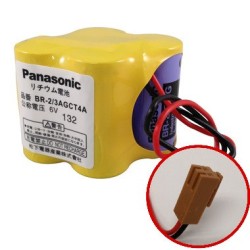 OKUMA MC500 BR-2/3AGCT4A 6V 2900mAh PANASONIC Batteria al Litio per PLC-CNC GE FANUC