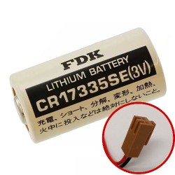 SCHNEIDER TSXBATMO2 CR17335SE 3V 1,8Ah FDK Batteria al Litio per PLC-CNC