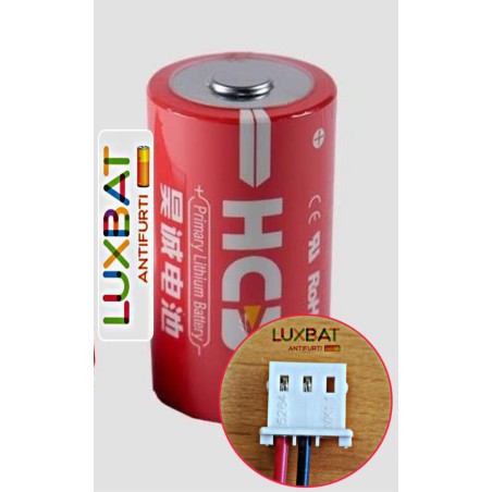 TECNOALARM ER34615M 3,6V 14Ah HCB Batteria al Litio compatibile C126BATT36V13