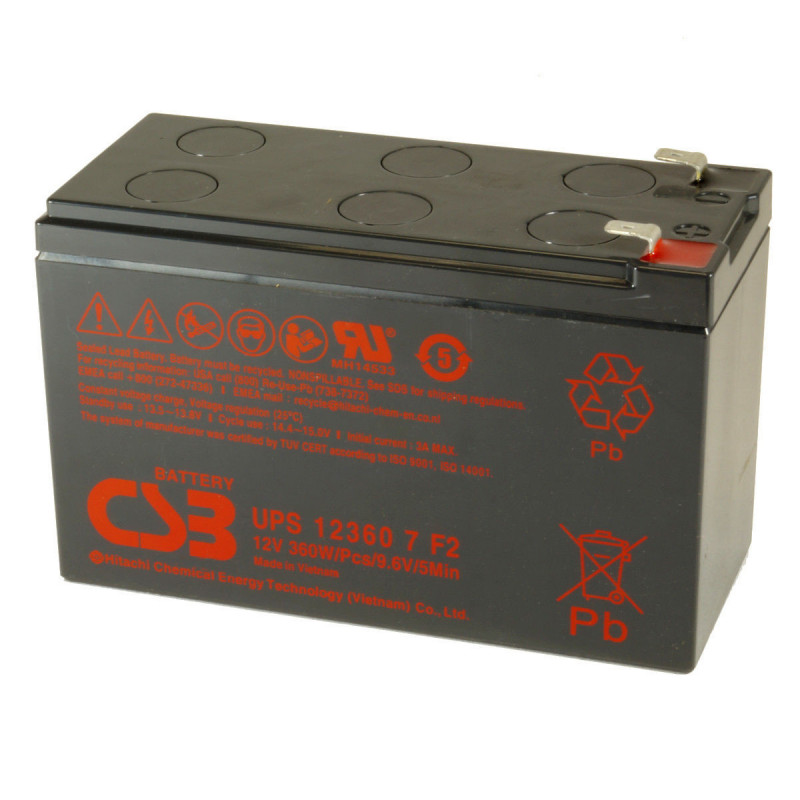 Batteria al Gel di piombo akku-net per:UPS APC RBC 27, 12V, Lead-Acid