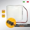 Pacco batteria al litio SAFT 2LSH20 7.2V 13Ah compatibile BEGHELLI