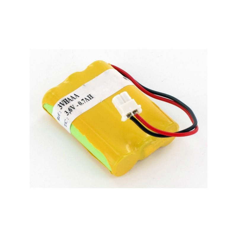 Batteria 3,6V 0,8Ah NiMh per SLENDERTONE SYSTEM PLUS, ABS, BRACCIA, MINI