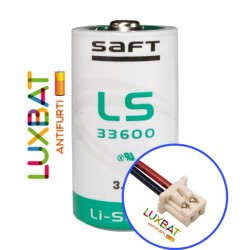 LS33600 MOLEX 3,6V 17Ah SAFT Batteria al Litio con connettore Molex