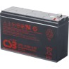CSB UPS12360 6 F2F1 12V 7Ah SLIM Batteria al piombo per UPS faston 4,8 / 6,3 mm