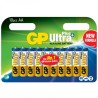 Gp Batteries blister 10 stilo AA Alkaline Ultra Plus 1,5V - GP15AUP-2UD10