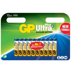 Gp Batteries blister 10 AAA ministilo alcaline Ultra Plus 1,5V - GP24AUP-2UD10