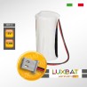 Batteria al Litio CR123A 3V 1,55Ah Panasonic con connettore Molex per sensori