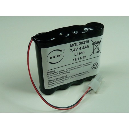 Batteria Ricaricabile Li-Ion SAMSUNG ICR18650-26J-2S2P+PCM+CONNETTORE MOLEX 7,2V 5,2Ah