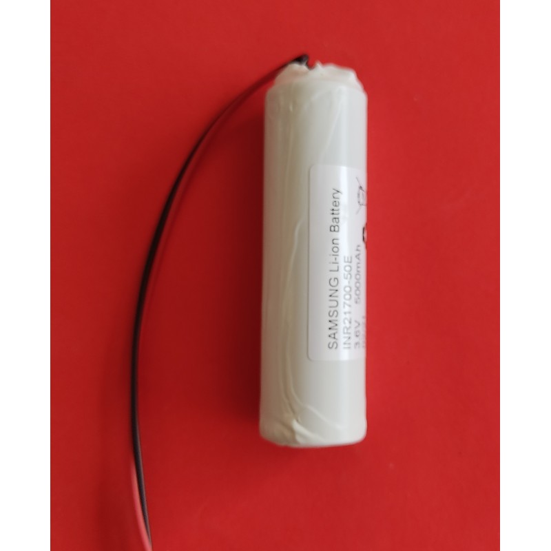 Batteria Ricaricabile Li-Ion SAMSUNG INR21700-50E 3,6V 5Ah uscita cavi liberi