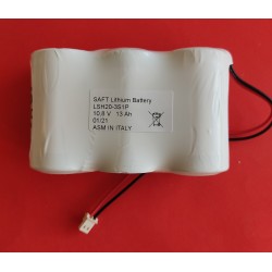 Batteria SAFT LSH20-1S3P 3,6V 39Ah con connettore Molex per contatori gas / luce