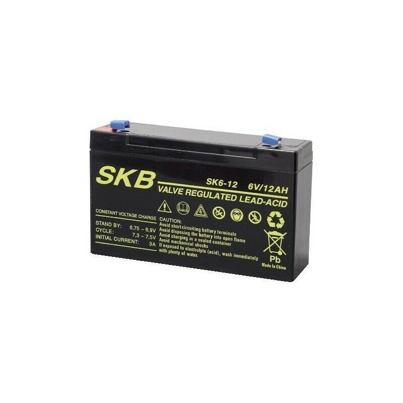 SK6-12 6V 12Ah SKB Batteria al Piombo