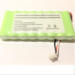 PYRONIX ENFORCER PANNELLO DI CONTROLLO GP270AAH8BMXZ 9,6V 2,7Ah Batteria Ni-Mh