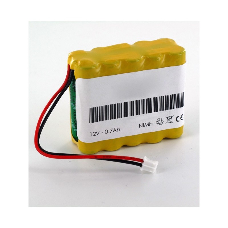 SBMAFLASH NEUTRONIC GP80AAAH10YMX 12V 0,8Ah Batteria Ni-Mh allarme incendio