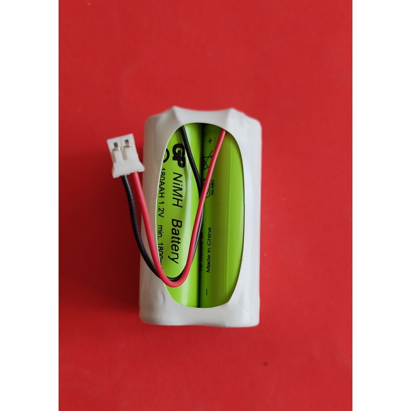 Batteria 4,8V 1,8Ah ricaricabile NiMh per elettrostimolatore New Age no Limits
