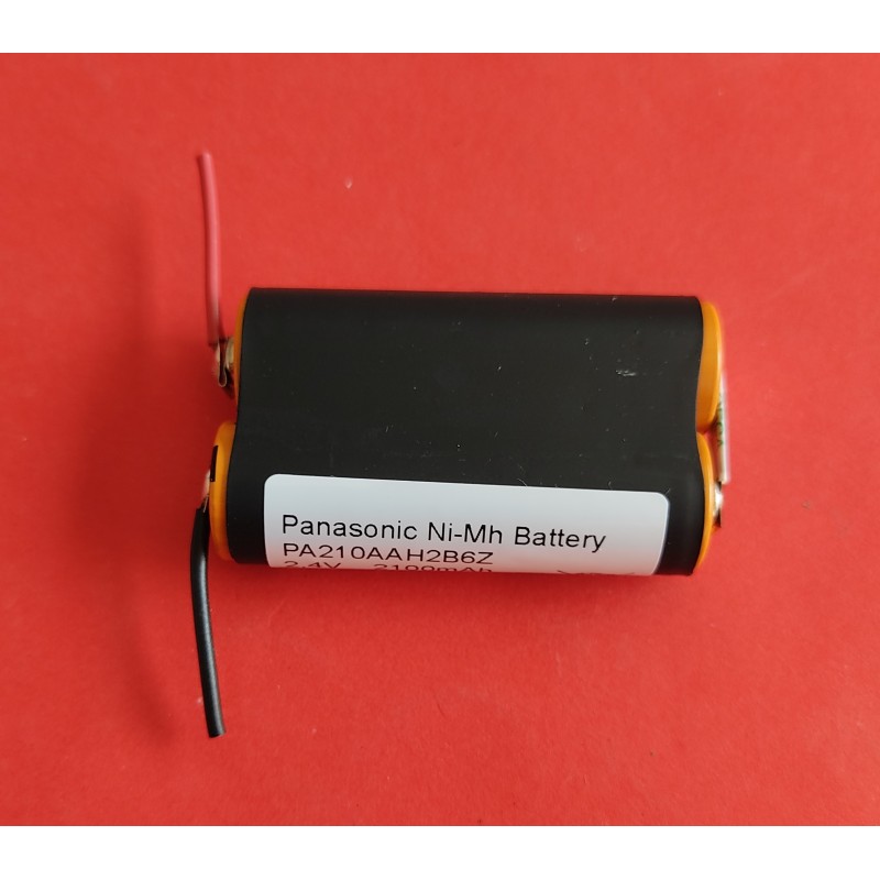 Batteria Telecomando AUTEC 2,4V 2,1Ah Panasonic con cavi liberi, Telecomandi GRU