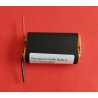 Batteria Telecomando AUTEC 2,4V 2,1Ah Panasonic con cavi liberi, Telecomandi GRU