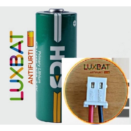 HCB CR17450 3V 2,5Ah FDK Batteria Litio per rilevatori di fumo MCT-426/427