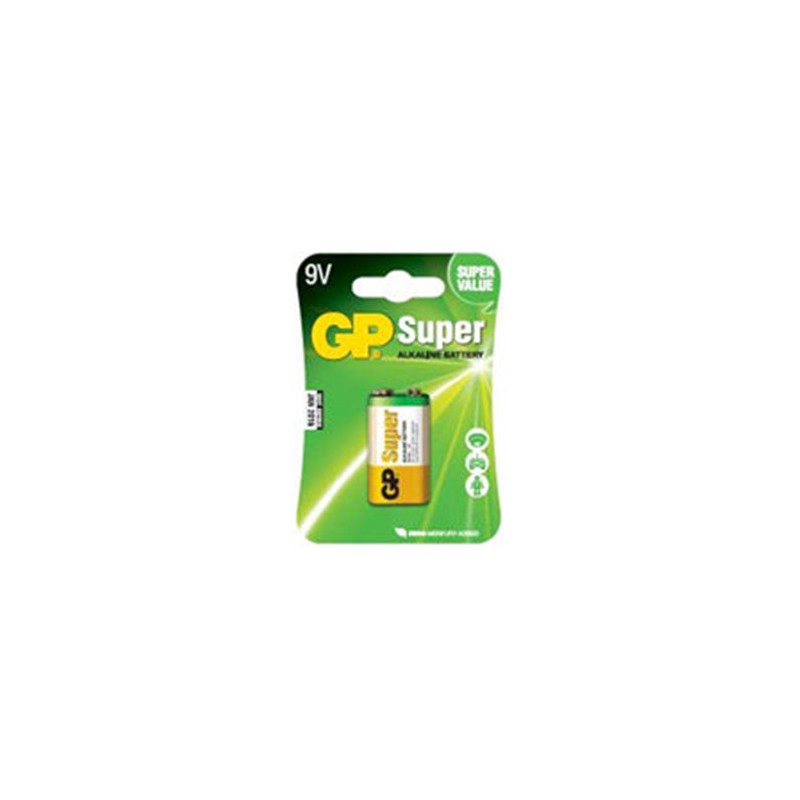 GP1604 9V GP Batteries Batteria alcalina Blister Singolo. (6LR61)