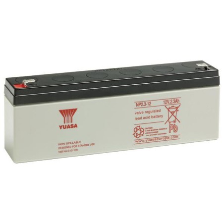 YUASA NP2,3-12 Batteria Ricaricabile al Piombo 12V 2,3Ah