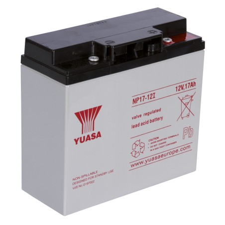 YUASA NP17-12I Batteria Ricaricabile al Piombo 12V 17Ah