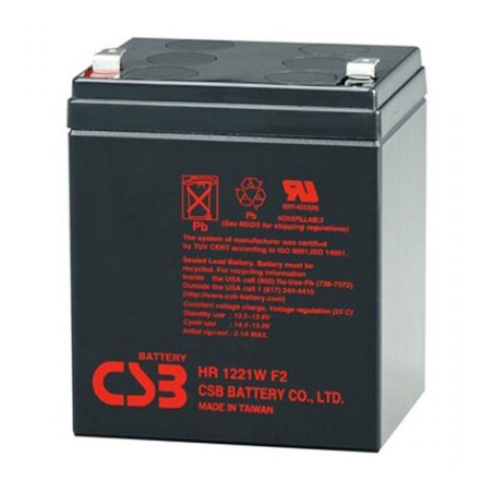 CSB HR1221W F2 12V 5Ah Batteria Ricaricabile al piombo per UPS